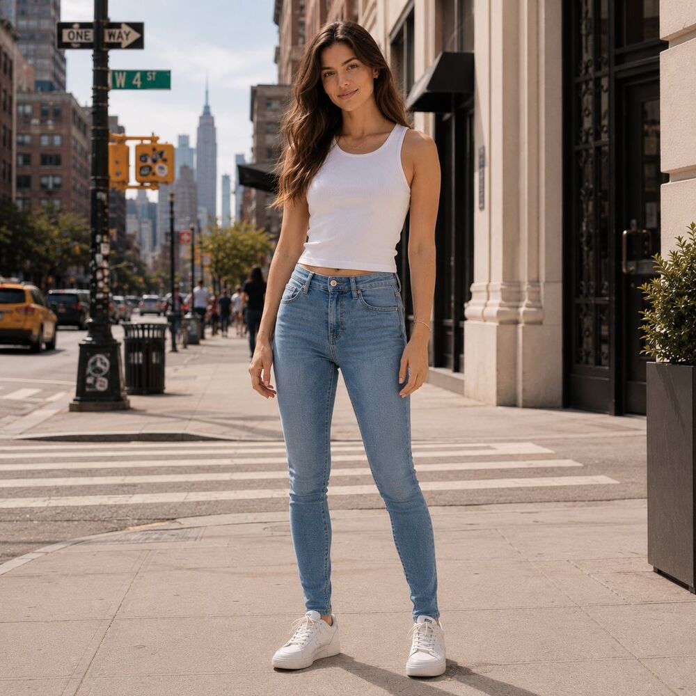 LEVIS 720 Womens‎ New Jeans High Rise Super Skinny 29 Blue Casual Stretch